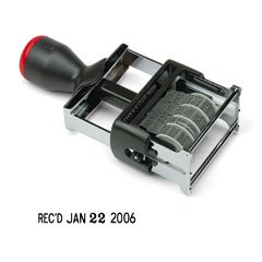 COS010173 - 2000 Plus Self-Inking Date and Phrase Stamp