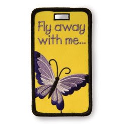 Finders Key Purse Fly away with me... Luggage Tag