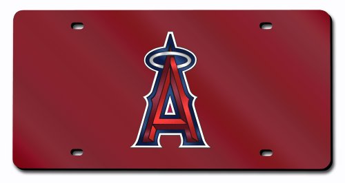 Los Angeles Angels License Plate Cover (Red)
