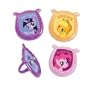 12 My Little Pony Plastic Cupcake Rings
