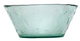Clear Spanish Large Ocean Sea Life Recycled Glass Large Salad Bowl 11.25D