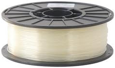 Natural PLA Filament 1.75 mm (1 kg) for use in MakerBot, Lulzbot, Airwolf3D, Maker Gear, Robo3D, Flashforge, and other similar 3D printers.