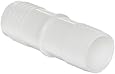 Thogus Nylon Tube Fitting, Coupler, White, Barbed
