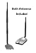 Alfa 1000mW 1W 802.11b/g USB Wireless WiFi Network Adapter With Original Alfa Screw-On Swivel 9dBi Rubber Antenna *Strongest on the Market*