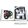 12x15 Top-Loading Postbound Album Refill Page Protector 5-Pack: Black