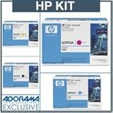 HP Q5950A Q5951A Q5952A Q5953A Toner Cartridge Set (1 ea of Black / Cyan / Yellow / Magenta)