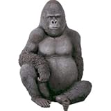 FRP　悠然たるゴリラ / Silver Back Gorilla　【動物園オブジェ　アニマルオブジ