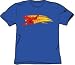 Search : The Flash FASTEST MAN ALIVE DC Comics Adult Royal Blue T-shirt Tee Shirt