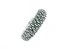 Vilma Righi Ring mit 79 schwarzen Zirkonia, 925/Sterlingsilber rhodiniert, ca. 7 mm breit, Größe 56, 4028146197398