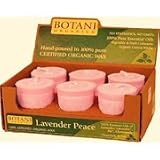 Candle, Scented Votives 100% Pure Essential Oils, Lavender Peace