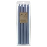 IMAGE OF Northern Lights Candles - Rustic Tapers 4pc Clamshell-12in Prairie Blue