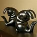 Rabbit Bookends Pair