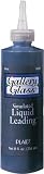 Plaid Gallery Glass Liquid Leading 8 oz Black