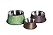 Loving Pets Artistic Antique Copper Stainless Steel No-Tip Bowl for Dogs