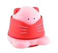 Made By Humans, Eco Staple Free Stapler Animal Shapes, Desktop Stapler, Cat, Pink (560)