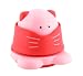 Made By Humans, Eco Staple Free Stapler Animal Shapes, Desktop Stapler, Cat, Pink (560)