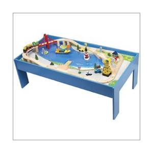 Ocean Train Set with Table 60pc by 