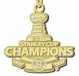 Boston Bruins 2011 Stanley Cup Champions Charm - 10KT Gold Jewelry