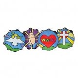 Rhythm Band Christian Tambourines (Dove 8, 8 pr jingles)