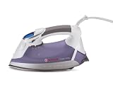 SINGER Expert Finish 1700 Watt Anti-Drip Steam Iron with Brushed Stainless Steel Soleplate, LCD Electronic Settings and Smart Auto-Off