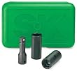 SK Hand Tools 4043 3-Piece 1/2-Inch Drive Impact Wheel Flip Socket Set