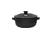 Emile Henry Flame-Top 7-Quart Round Stew Pot, Black
