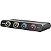 4 port DVI-USB KVM Switch with four USB/DVI Cables