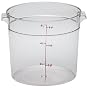 Round Storage Container Clear 6 Qt. (lid sold separately)