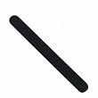 Flowery Black Beauty Emery Board 7" 180/180 (Pack of 40)