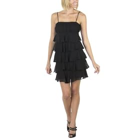 Juniors' Xhilaration® Tiered Tank Dress - Ebony