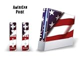 Nintendo Wii Skin - System Console Skin and two Wii Remote Skins - American Pride