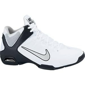 Nike Men's Air Visi Pro IV White/Mtllc Slvr/Blk/Pr Pltnm Basketball Shoes 10 ...