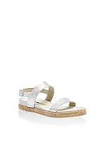 MANAS Sandalias planas 161M4111MT (Plata)