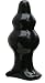 Tantus Severin Medium Anal Plug, Black