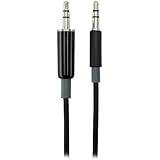 Kensington 4ft/ 1.2m Nylon Braided Premium 3.5mm Auxiliary Audio Cable - Black (K39202US)