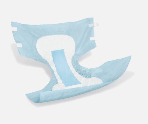 Medline Protection Plus Contoured Briefs/Adult Diapers Case of 96 Small 20"-31"