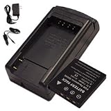 Hitech - Battery  Charger Set for Panasonic Lumix DMC-FX2 / Lumix DMC-FX7 Digital Camera