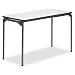 Office Products : Samson Series Premium Commercial Table, 48 x 24, Off-White with Steel Legs SMF36150PTS1