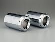 Honda Genuine Accessories O.E.M. Honda Gold Wing Chrome Exhaust Tips with GL Logo pt# 08F53-MCA-100K
