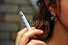 Wallmonkeys Peel and Stick Wall Decals - Girl Holding Smoking Cigarette in Hand - Removable Graphic