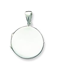 Sterling Silver 26mm Polished Locket