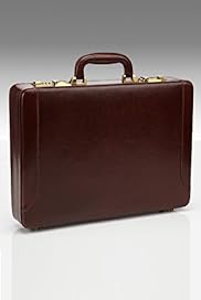 Collezione Double Lock Leather Briefcase