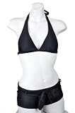 Black Halter Top Boy Short Bottoms Bathing Suit