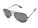Aviator Sunglasses with Mirrored Lenses