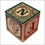 Spanish Wooden Alphabet Blocks