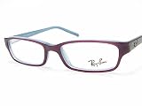 New Ray Ban RayBan RB 5085 2219 Bordeaux/Light Blue Frame Optical Eyeglasses Size: 50-16-135