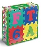 Numeral and Alphabet 6" Puzzle Mats Features