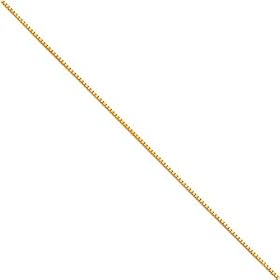 10K Gold 1.3mm Box Chain 30