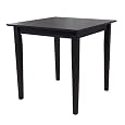 Target Marketing Systems Udine Breakfast Table, Black