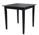 Target Marketing Systems Udine Breakfast Table, Black
